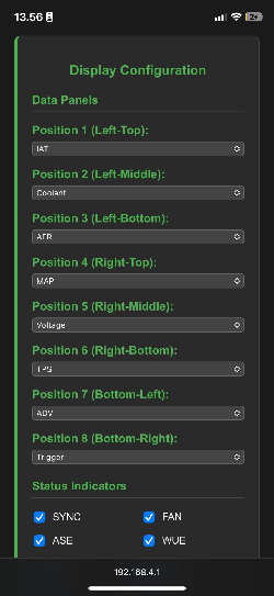 Pengaturan Display Configuration