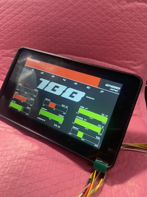 Main Screen Racedash Pro