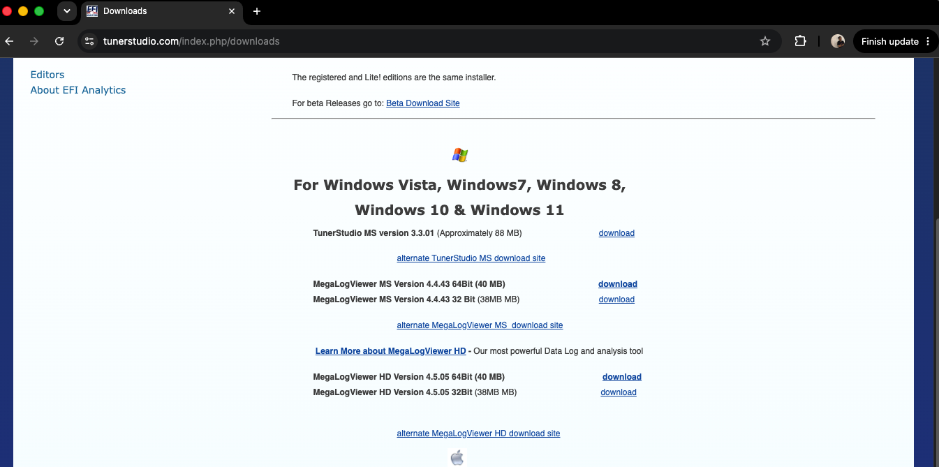 TunerStudio Download Page TunerStudio Download Page